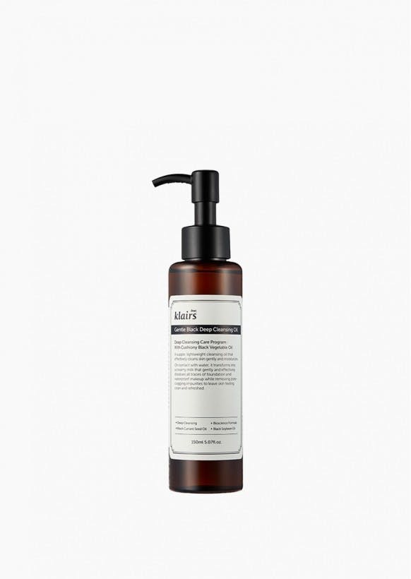 Gentle Black Deep cleansing oil de Klairs