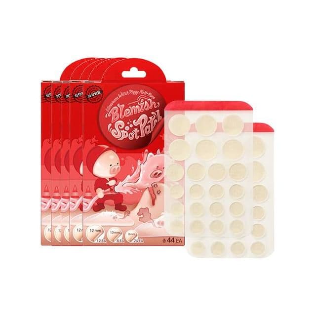 Elizavecca - Combo de Parches para Acné Witch Piggy Hell Pore Blemish Spot Patch Bundle Set