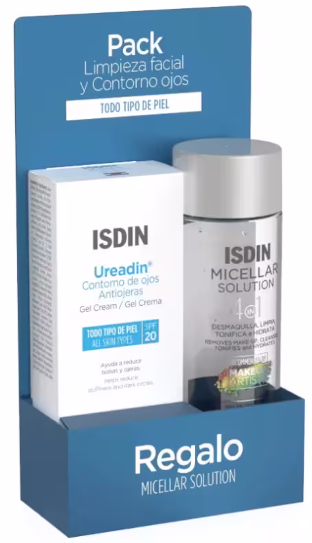 Isdin Ureadin Pack Contorno de Ojos 15ml + Regalo Agua Micelar 100ml
