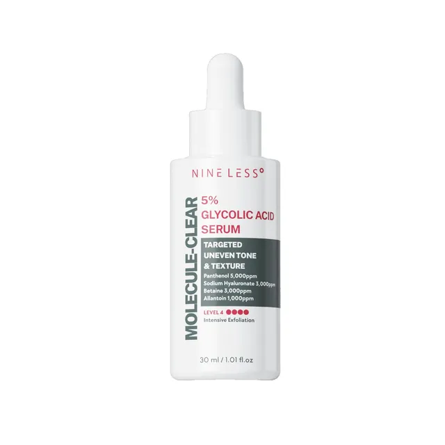 NINELESS - Sérum Facial Molecule-Clear 5% Glycolic Acid Serum