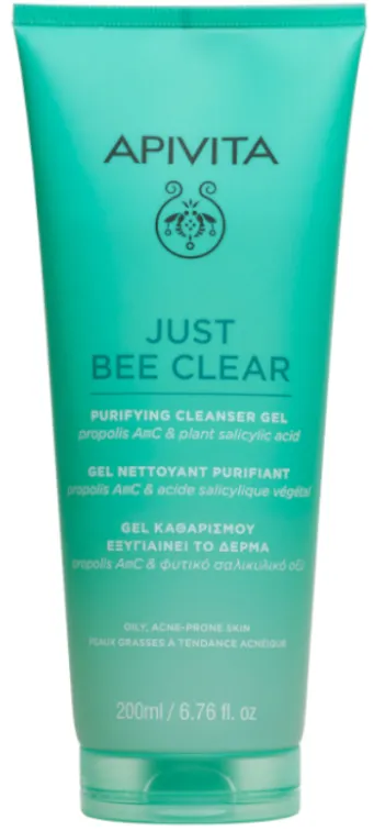 Apivita Just Bee Clear Gel Limpiador Purificante 200 ml