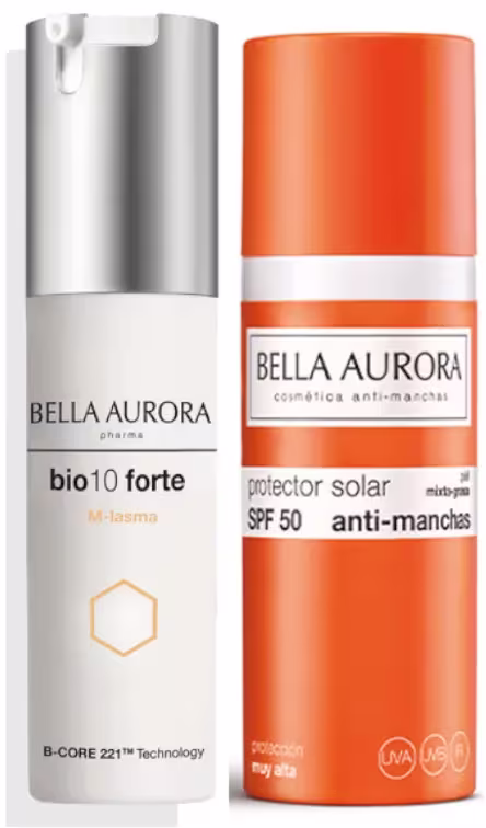 Bella Aurora Kit Anti-manchas Hormonales y Protección Solar
