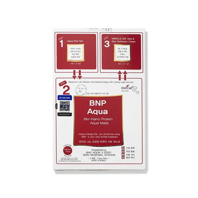 DM.Cell - BNP Aqua 3 Step Skin Renewal Mask Set