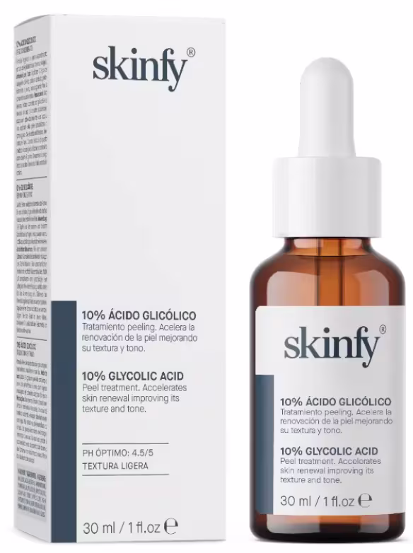 Skinfy Nuevo Sérum Exfoliante 10% Ácido Glicólico 30 ml