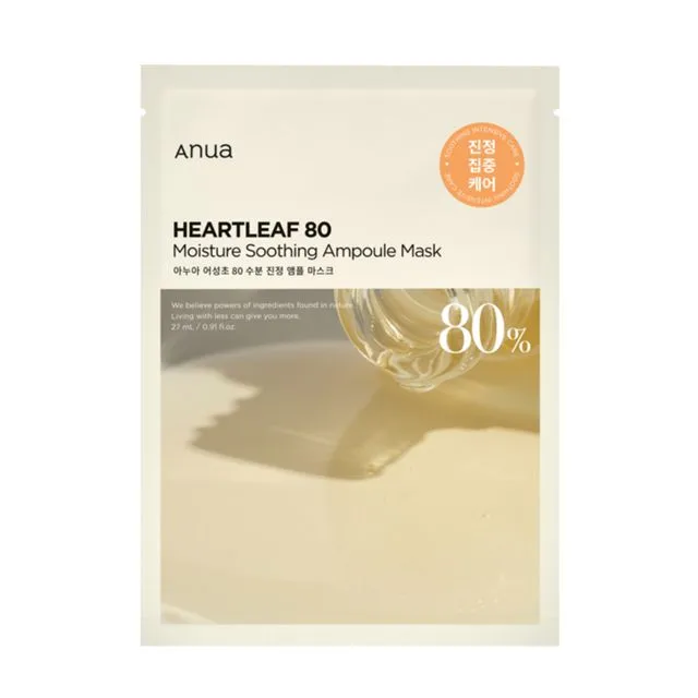 Anua - Esencia Heartleaf 80 Moisture Soothing Ampoule Mask