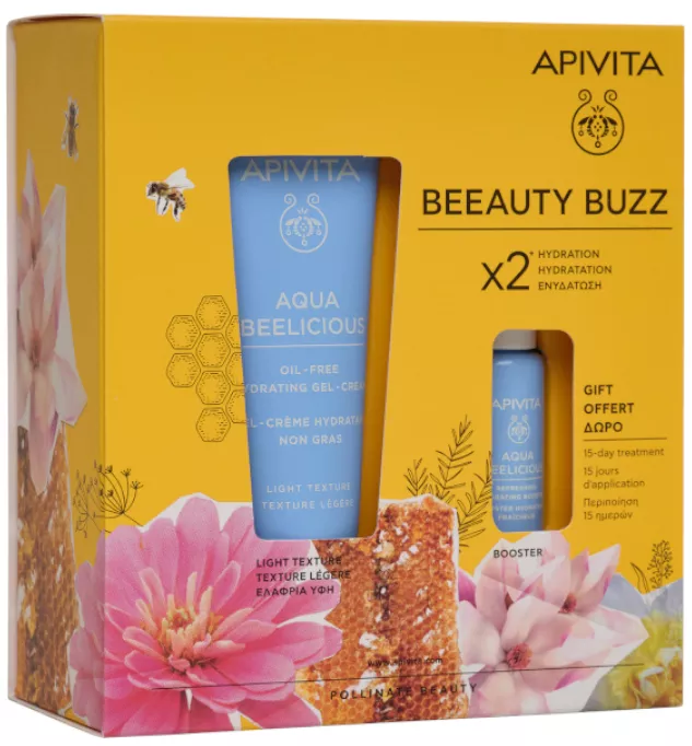 Apivita Aqua Beelicious Gel-Crema 40 ml + Booster 10 ml