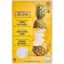 Tónico exfoliante discos impregnados