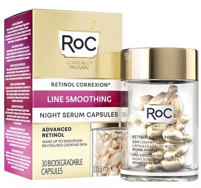 Roc Line Smoothing Noche 30 Cápsulas