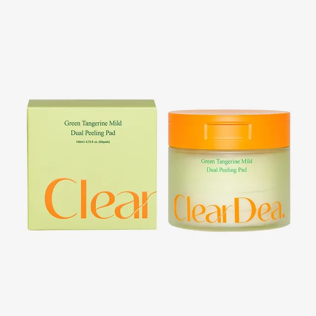ClearDea - Green Tangerine Mild Dual Peeling Pad
