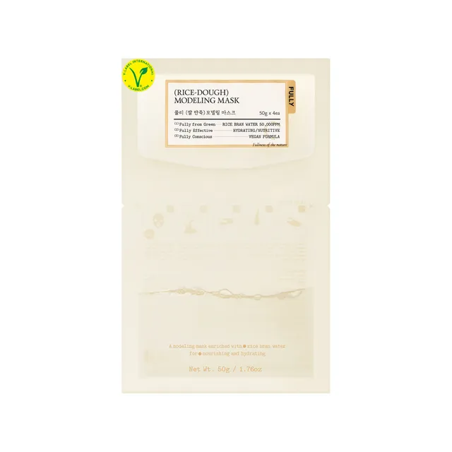 FULLY - Mascarilla Facial Rice-Dough Modeling Mask Set