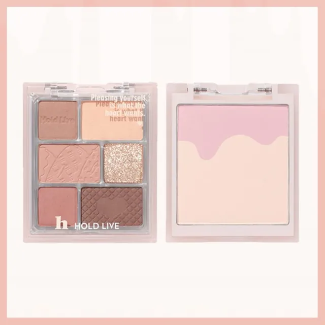 HOLD LIVE - 2 in 1 Eyeshadow & Blusher Palette - H03