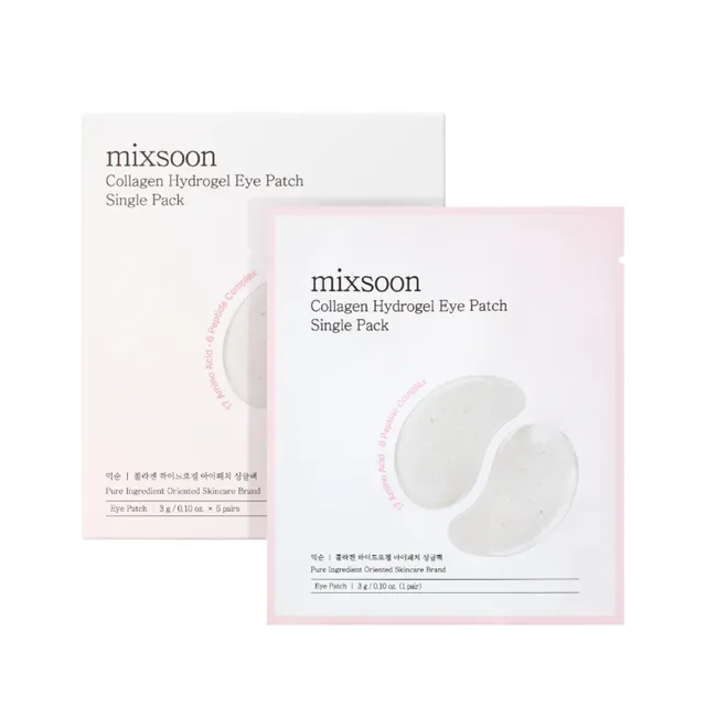 mixsoon - Collagen Hydrogel Eye Patch Single Pack Set
