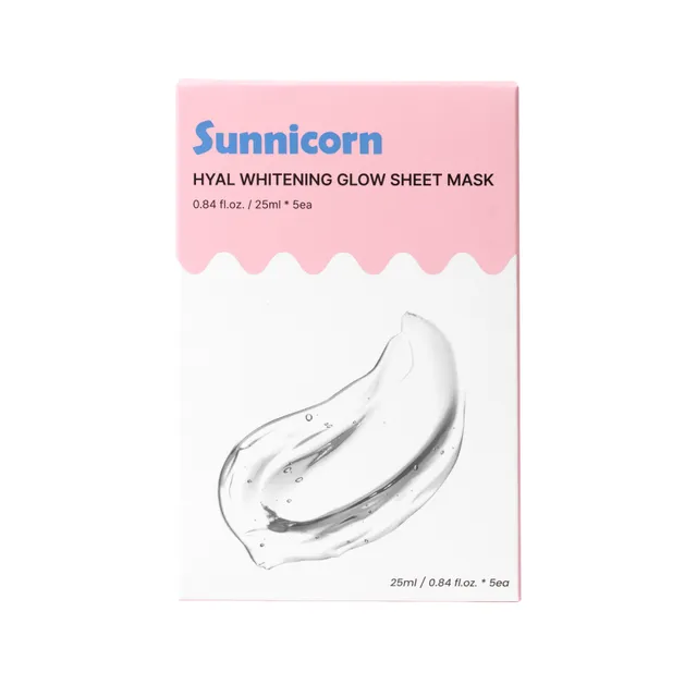 Sunnicorn - Hyal Whitening Glow Sheet Mask Set