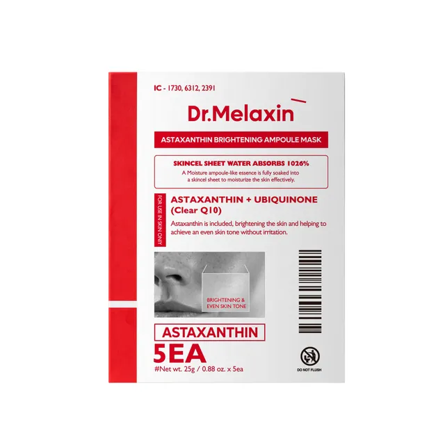 Dr.Melaxin - Astaxanthin Brightening Ampoule Mask Set