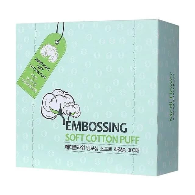 MediFlower - Embossing Soft Cotton Puff