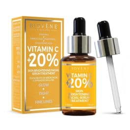 Vitamina c +20% skin brightening facial serum treatment