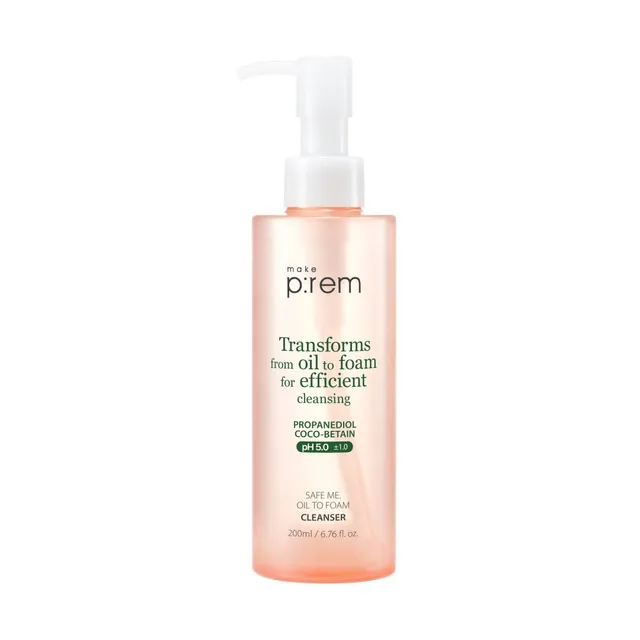make p:rem - Safe Me. Oil to Foam Cleanser