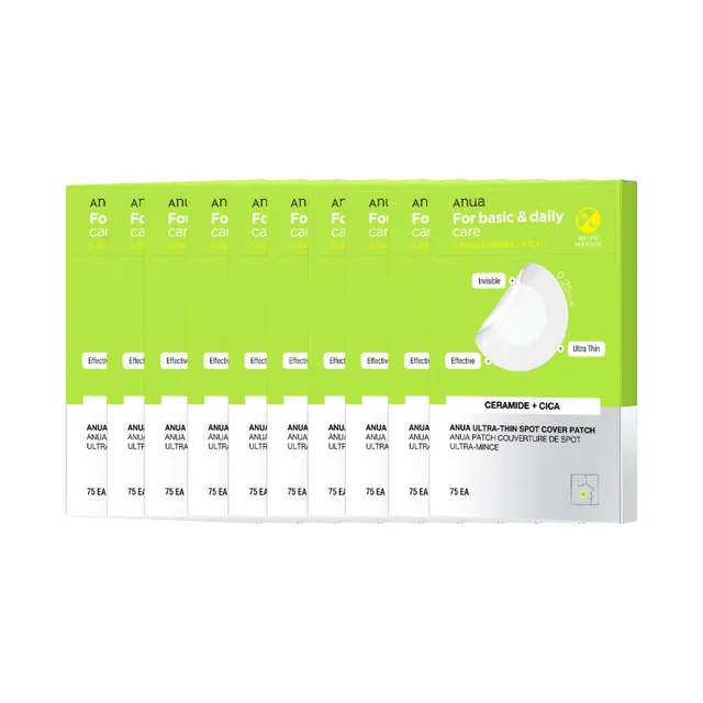 Anua - Paquete de Parches para Acné Ultra-Thin Spot Cover Patch 10 uds Bundle Set