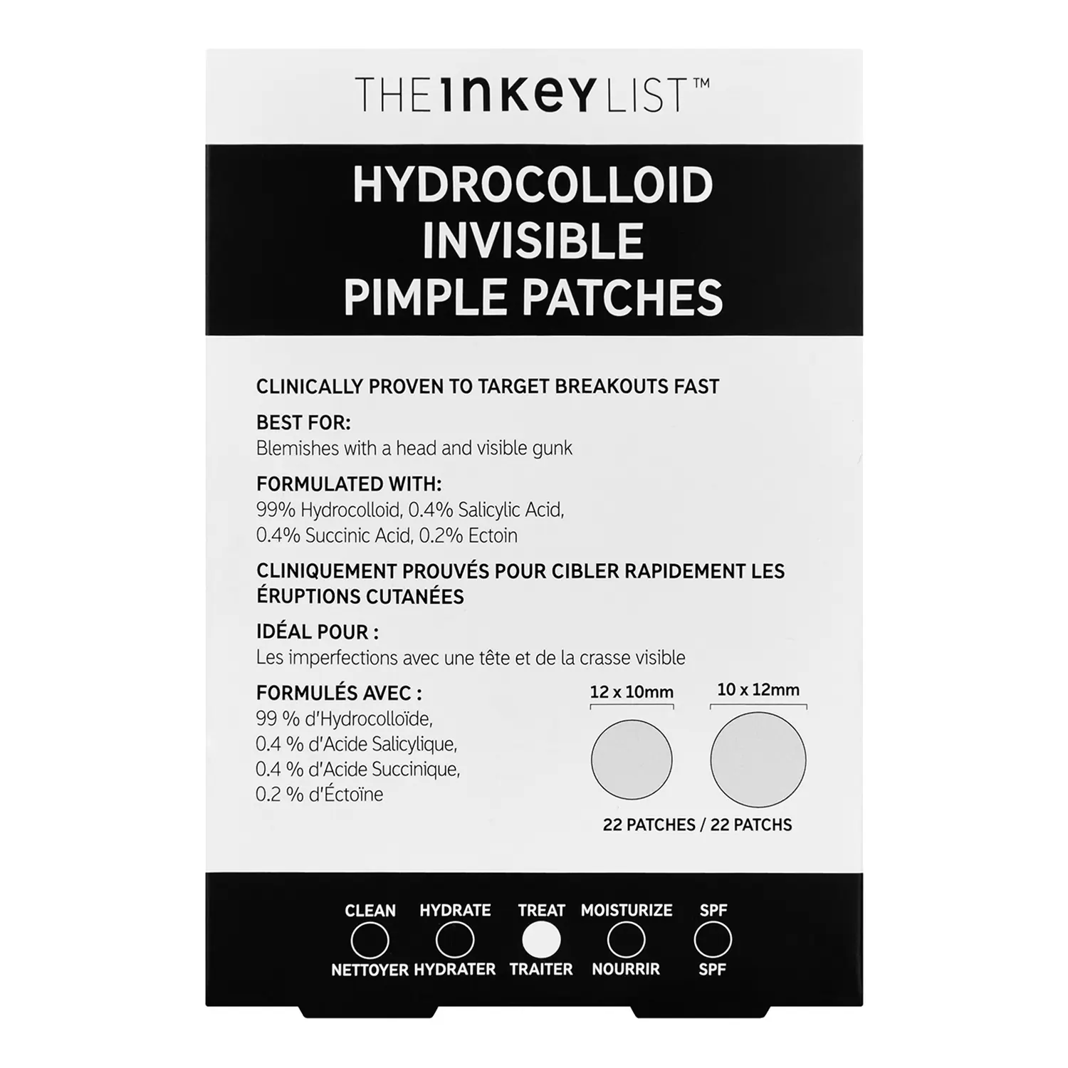 Hydrocolloid Invisible Pimple Patches - Parches antigranos