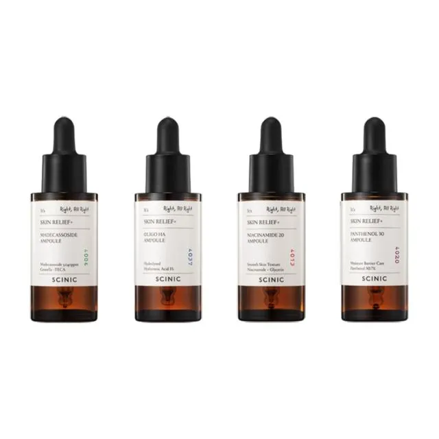SCINIC - Skin Relief+ Ampoule - 4 Types