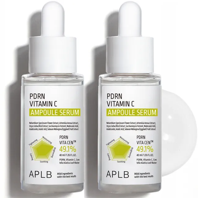 APLB - Set de Sérum Facial con Vitamina C PDRN Vitamin C Ampoule Serum Set