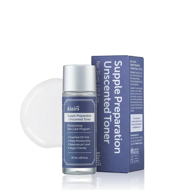 Dear, Klairs - Tónico facial sin fragancia Supple Preparation Unscented MINI