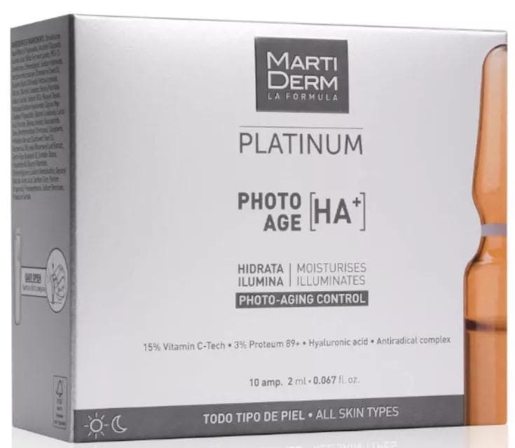 Martiderm Platinum Photo Age HA+ 10 ampollas