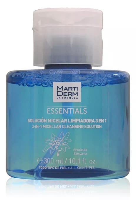 MartiDerm Essentials Solución Micelar Limpiadora 3 en 1 300 ml