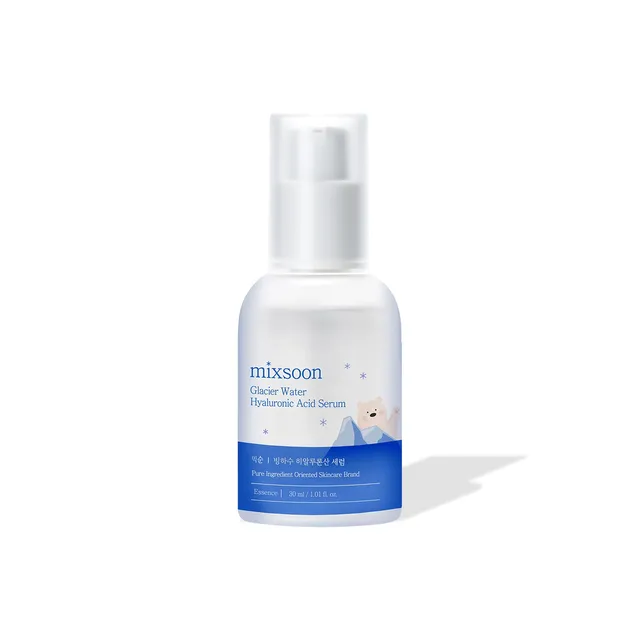 mixsoon - Sérum Facial con Ácido Hialurónico Glacial Water Hyaluronic Acid Serum Mini
