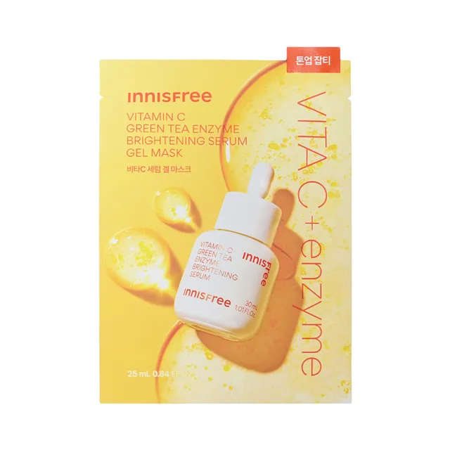 innisfree - Vitamin C Green Tea Enzyme Brightening Serum Gel Mask