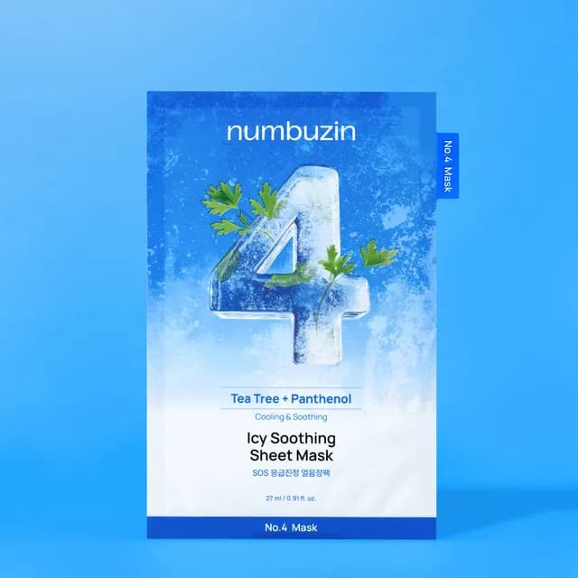 numbuzin - Mascarilla Facial No. 4 SOS Icy Soothing Sheet Mask
