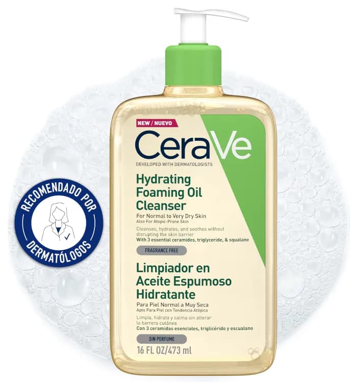 CeraVe Limpiador en Aceite Espumoso Hidratante 473 ml