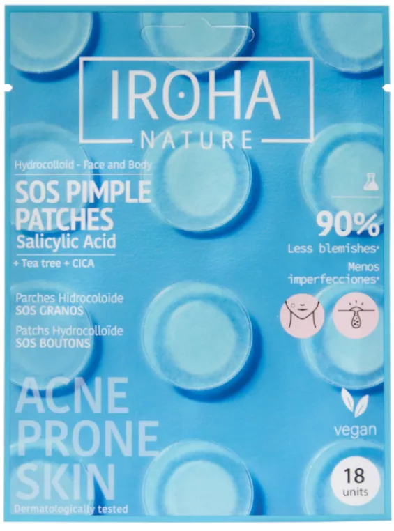 Iroha Nature Parches SOS Granos 18 uds