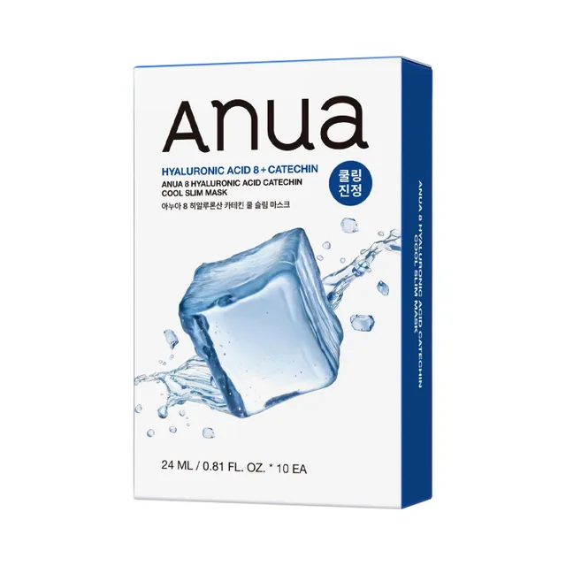 Anua - Hyaluronic Acid 8 Catechin Cool Slim Mask Set