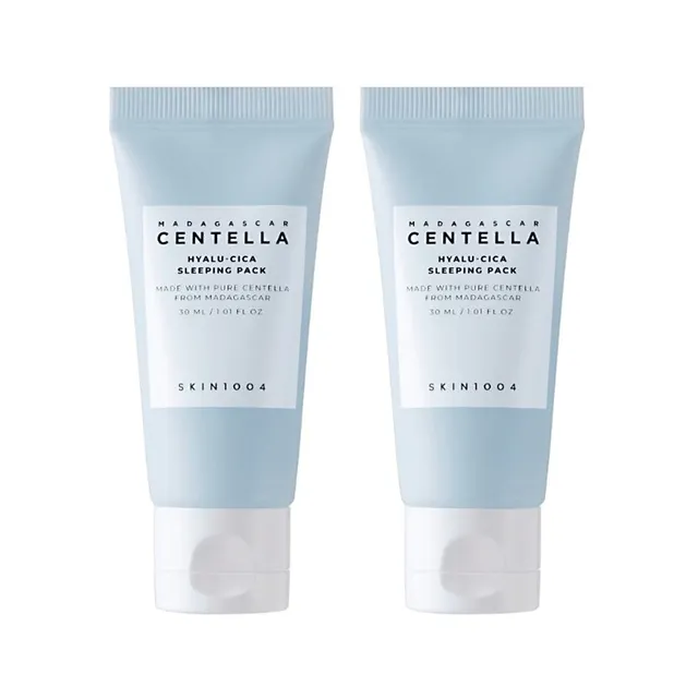 SKIN 1004 - Combo de Mascarilla Facial Nocturna Madagascar Centella Hyalu-Cica Sleeping Pack Mini Bundle Set