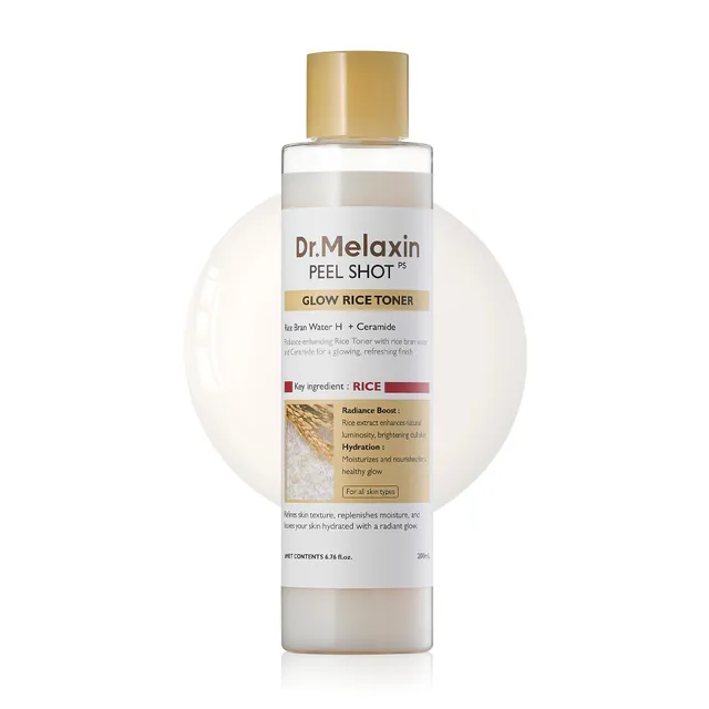 Dr.Melaxin - Tónico de Arroz Peel Shot Glow White Rice Toner
