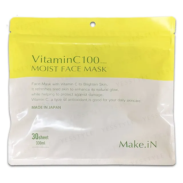 MAKE.iN - VitaminC 100 Moist Face Mask