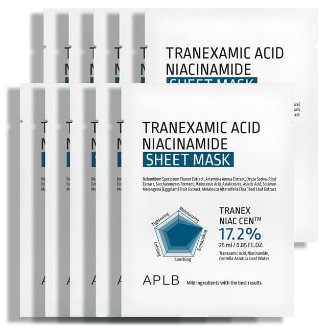 APLB - Mascarilla de Hoja Tranexamic Acid Niacinamide Sheet Mask Set