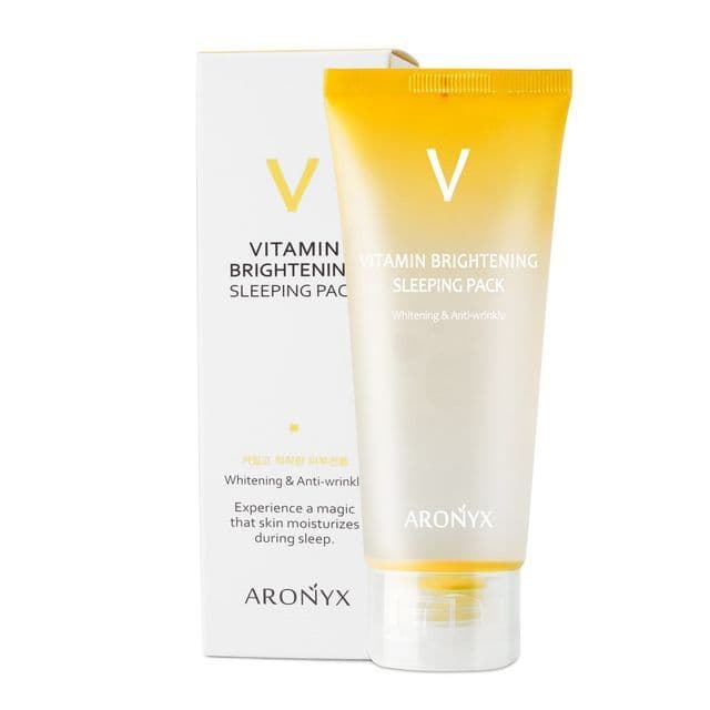 MediFlower - Crema Facial con Vitaminas ARONYX Vitamin Brightening Sleeping Pack