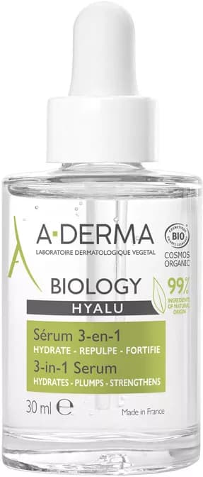 A-Derma Biology Hyalu Sérum 3 en 1 30 ml