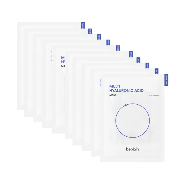 beplain - Combo de Mascarillas Faciales Multi Hyaluronic Acid Mask Bundle Set
