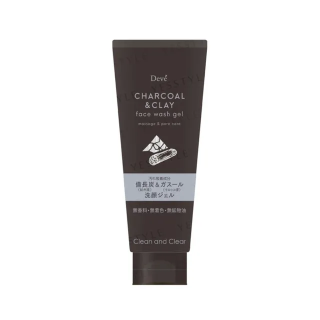 KUMANO COSME - Deve Charcoal & Clay Face Wash Gel