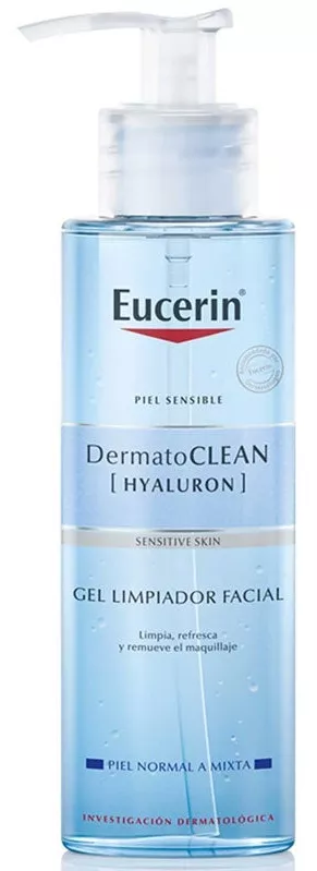 Eucerin DermatoClean Gel Limpiador Facial Suave 200 ml