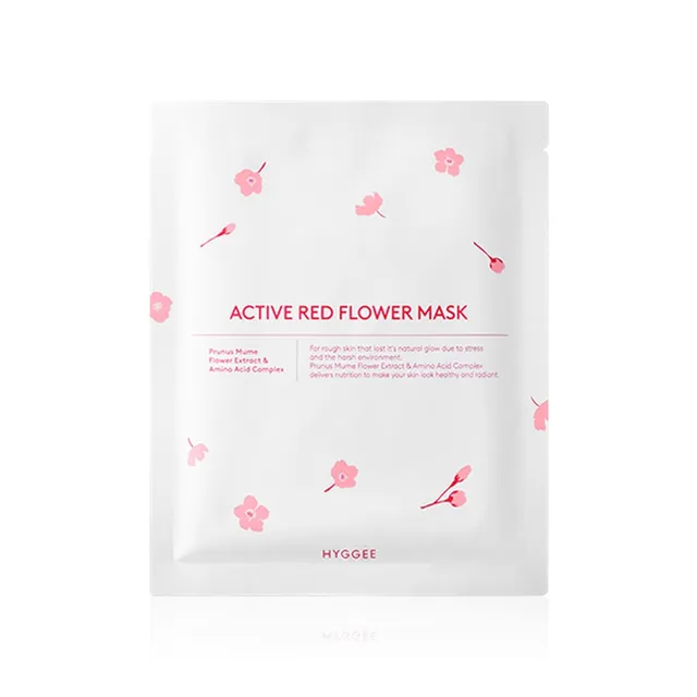HYGGEE - Active Red Flower Mask