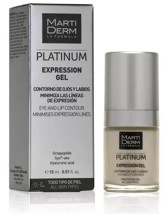 Martiderm Platinum Expression Gel Contorno Ojos y Labios 15ml