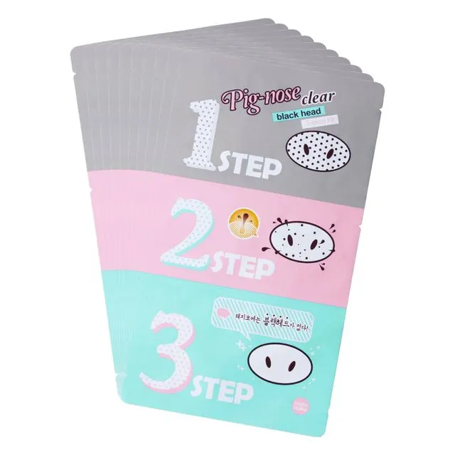 HOLIKA HOLIKA - Pig Clear Black Head 3-Step Kit Set 10 pcs