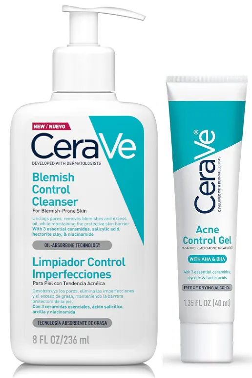 CeraVe Limpiador Control Imperfecciones 236 ml + Gel Control Imperfecciones 40 ml
