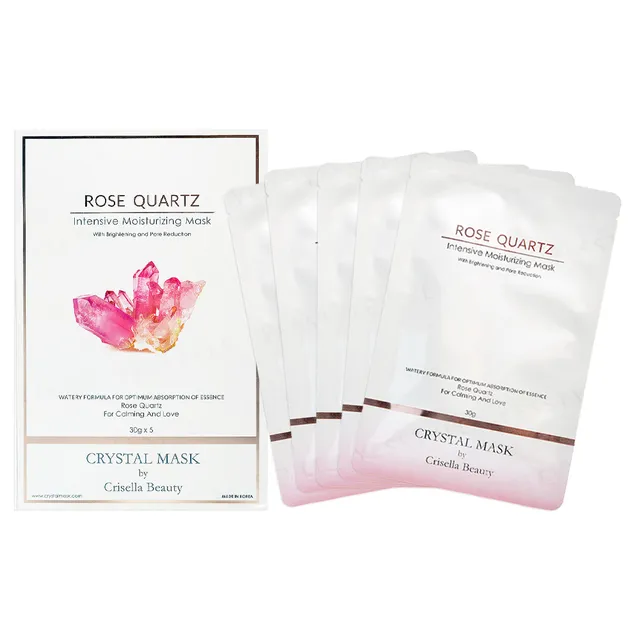 Crystal Mask - Rose Quartz Intensive Moisturizing Mask Set