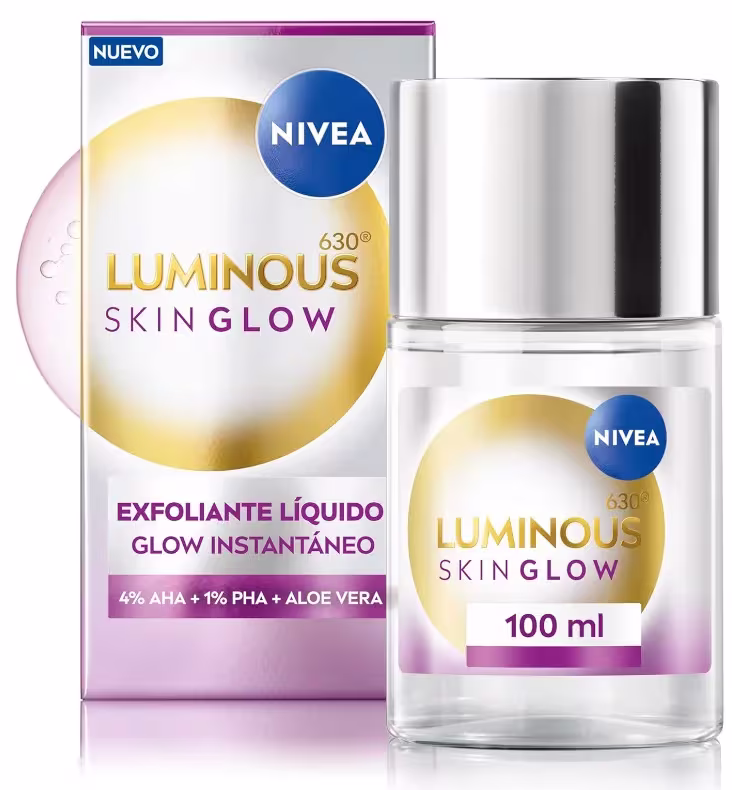 Nivea Luminous630 Skin Glow Exfoliante Líquido 100 ml