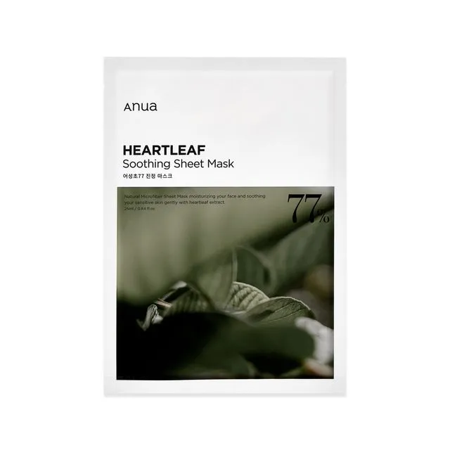 Anua - Mascarilla Facial Heartleaf 77% Soothing Sheet Mask